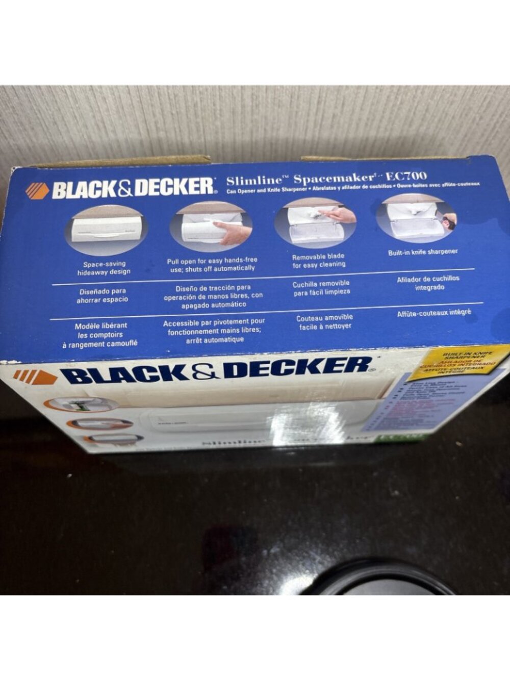 Black & Decker Spacemaker EC700 Can Opener Sharpener Slimline Under Counter - Picture 8 of 15